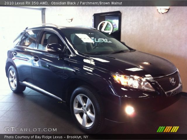 2010 Lexus RX 350 AWD in Obsidian Black