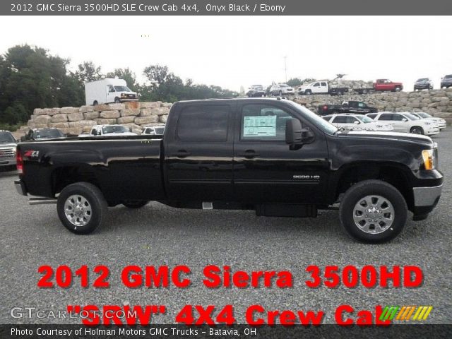 2012 GMC Sierra 3500HD SLE Crew Cab 4x4 in Onyx Black