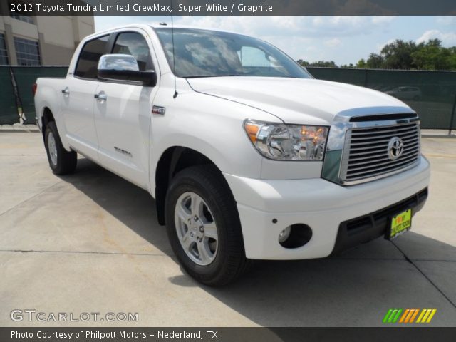 2012 Toyota Tundra Limited CrewMax in Super White