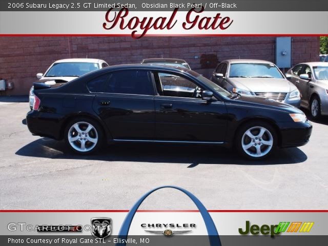 2006 Subaru Legacy 2.5 GT Limited Sedan in Obsidian Black Pearl