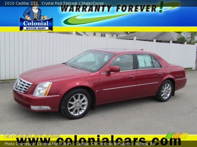 2010 Cadillac DTS  in Crystal Red Tintcoat