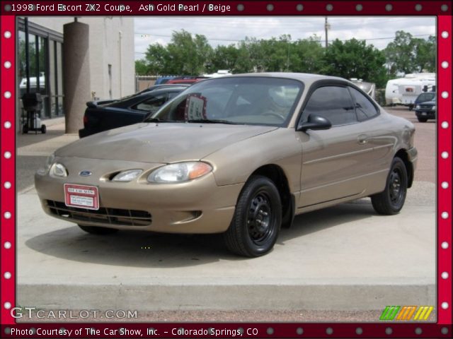 1998 Ford Escort ZX2 Coupe in Ash Gold Pearl