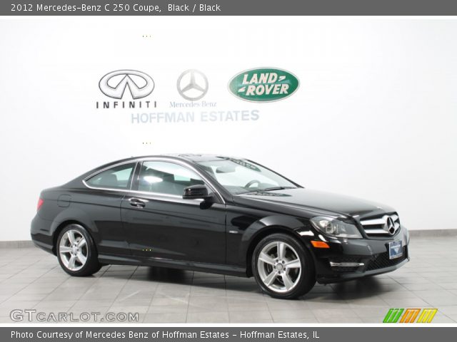 2012 Mercedes-Benz C 250 Coupe in Black