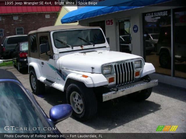 1995 Jeep Wrangler SE 4x4 in Bright White