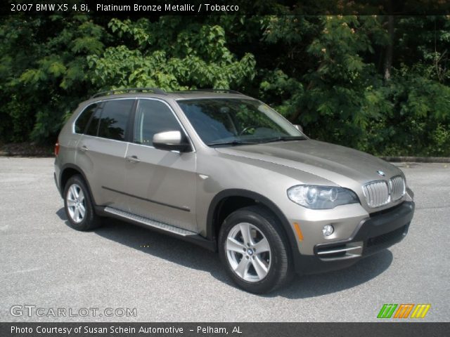 2007 BMW X5 4.8i in Platinum Bronze Metallic