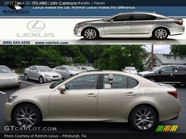 2013 Lexus GS 350 AWD in Satin Cashmere Metallic