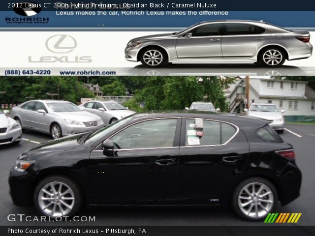 2012 Lexus CT 200h Hybrid Premium in Obsidian Black