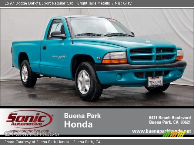 1997 Dodge Dakota Sport Regular Cab in Bright Jade Metallic