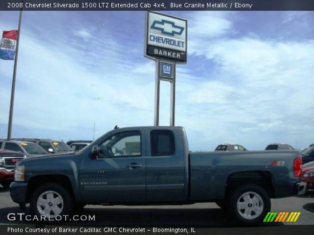 2008 Chevrolet Silverado 1500 LTZ Extended Cab 4x4 in Blue Granite Metallic