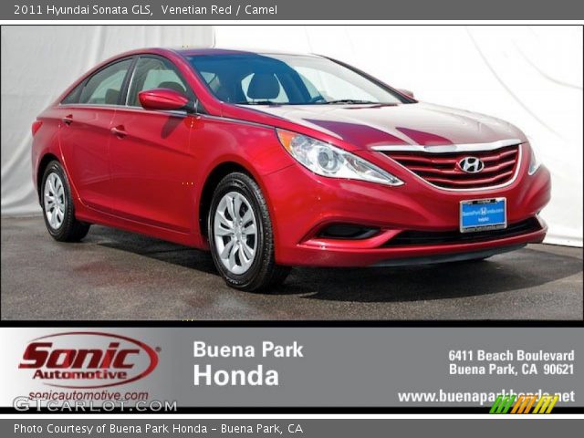 2011 Hyundai Sonata GLS in Venetian Red