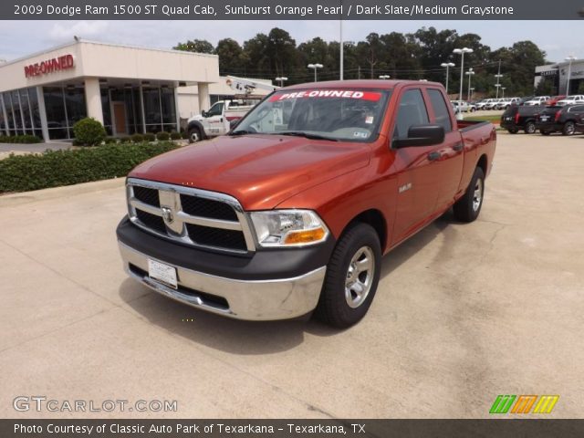 2009 Dodge Ram 1500 ST Quad Cab in Sunburst Orange Pearl