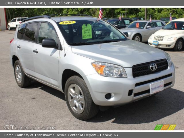 2008 Toyota RAV4 4WD in Classic Silver Metallic