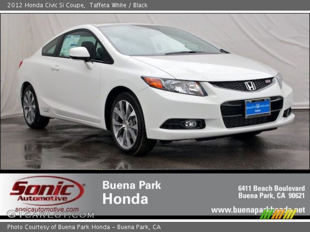 2012 Honda Civic Si Coupe in Taffeta White