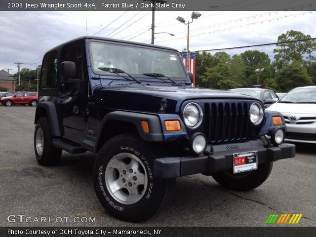 2003 Jeep Wrangler Sport 4x4 in Patriot Blue