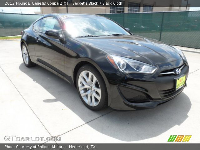 2013 Hyundai Genesis Coupe 2.0T in Becketts Black