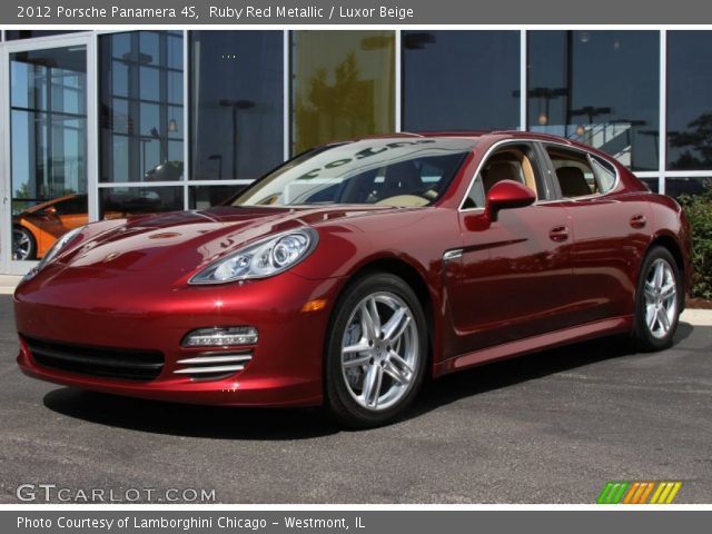 2012 Porsche Panamera 4S in Ruby Red Metallic