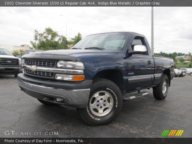 2002 Chevrolet Silverado 1500 LS Regular Cab 4x4 in Indigo Blue Metallic