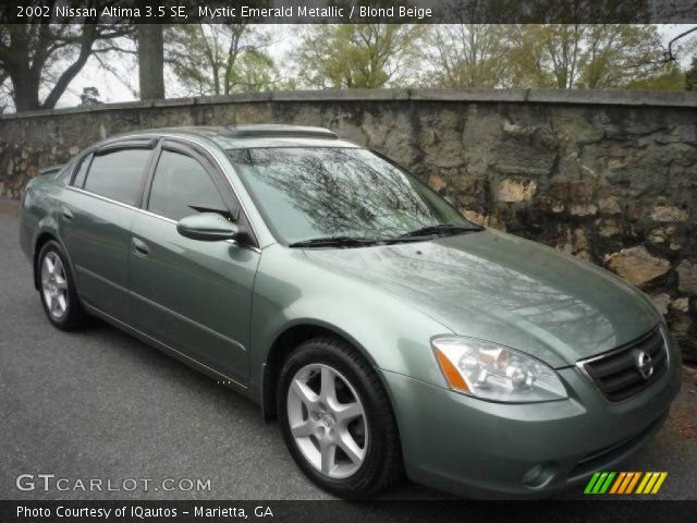 2002 Nissan Altima 3.5 SE in Mystic Emerald Metallic