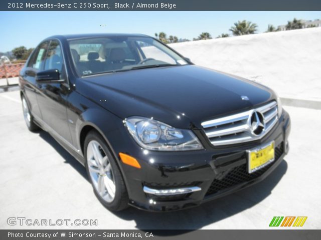 2012 Mercedes-Benz C 250 Sport in Black