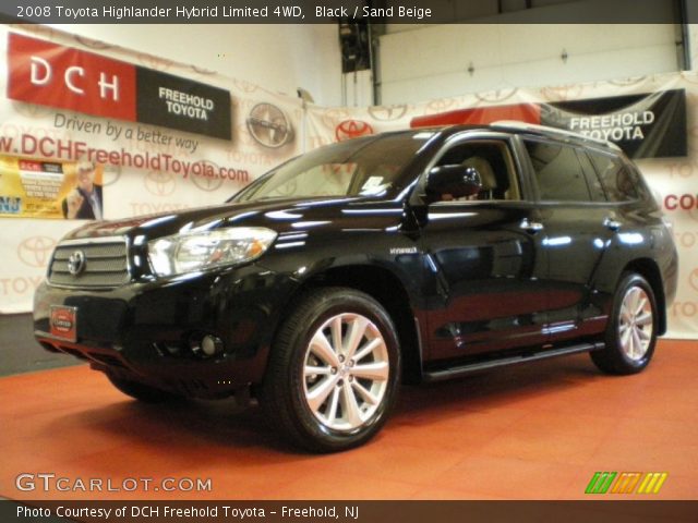 2008 Toyota Highlander Hybrid Limited 4WD in Black