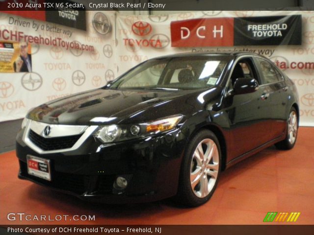 2010 Acura TSX V6 Sedan in Crystal Black Pearl