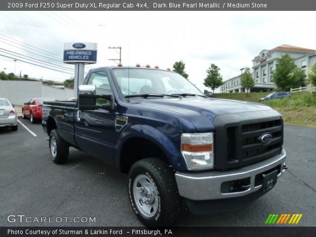 2009 Ford F250 Super Duty XL Regular Cab 4x4 in Dark Blue Pearl Metallic