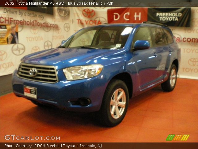 2009 Toyota Highlander V6 4WD in Blue Streak Metallic
