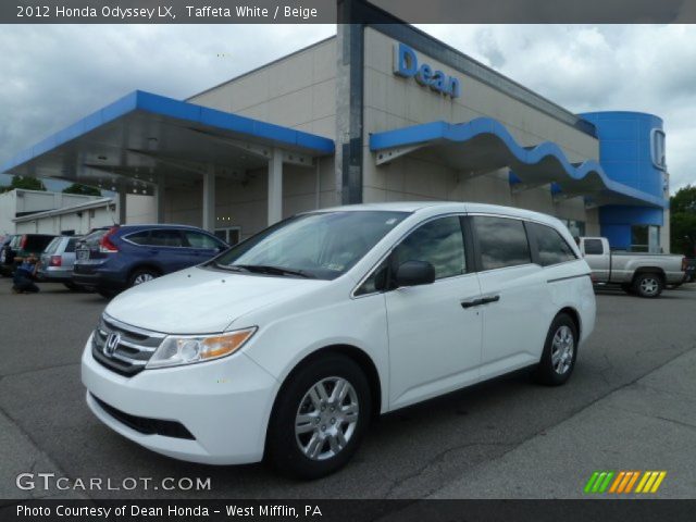 2012 Honda Odyssey LX in Taffeta White
