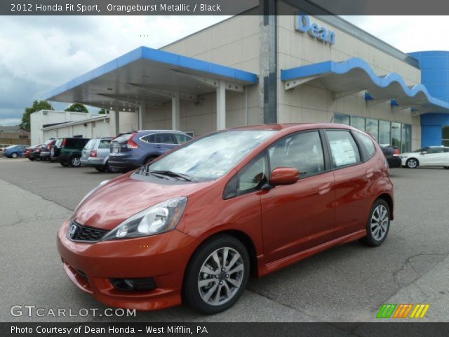 2012 Honda Fit Sport in Orangeburst Metallic