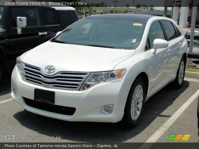 2009 Toyota Venza I4 in Blizzard Pearl