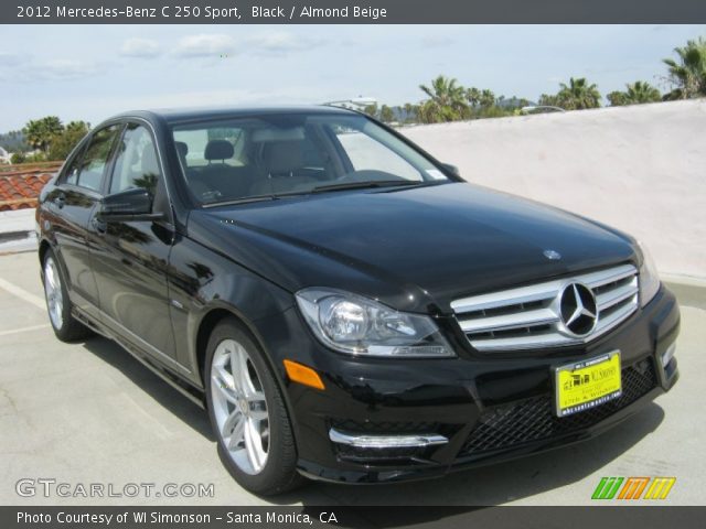2012 Mercedes-Benz C 250 Sport in Black