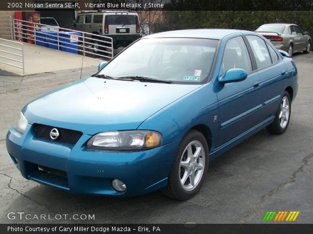 2002 Nissan Sentra SE-R in Vibrant Blue Metallic