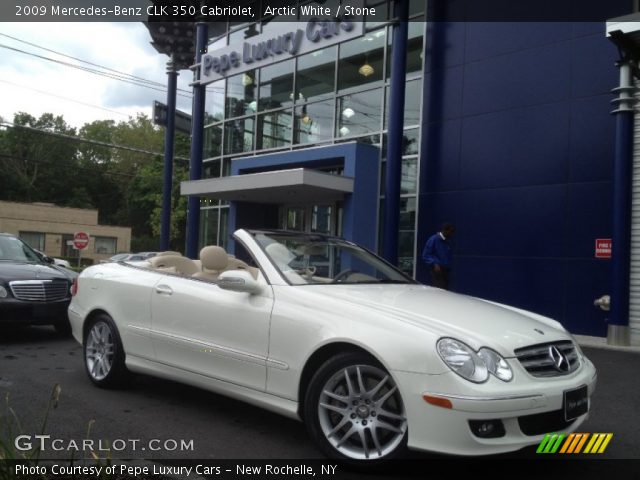 2009 Mercedes-Benz CLK 350 Cabriolet in Arctic White