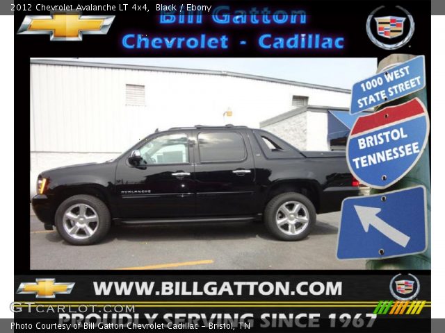 2012 Chevrolet Avalanche LT 4x4 in Black