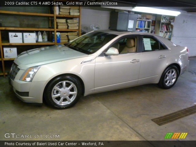 2009 Cadillac CTS 4 AWD Sedan in Gold Mist