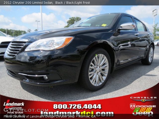 2012 Chrysler 200 Limited Sedan in Black