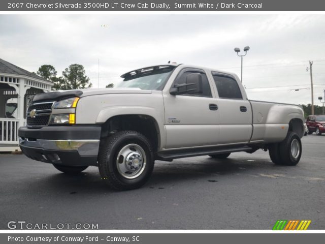 2007 Chevrolet Silverado 3500HD LT Crew Cab Dually in Summit White