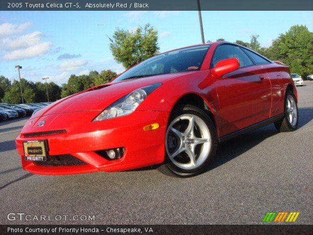 2005 Toyota Celica GT-S in Absolutely Red