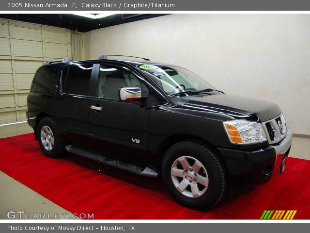 2005 Nissan Armada LE in Galaxy Black
