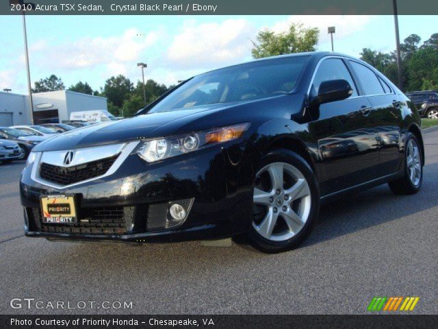 2010 Acura TSX Sedan in Crystal Black Pearl