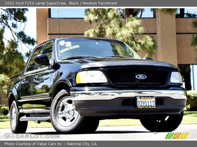 2002 Ford F150 Lariat SuperCrew in Black