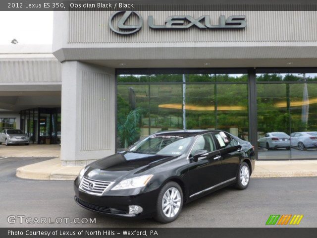 2012 Lexus ES 350 in Obsidian Black