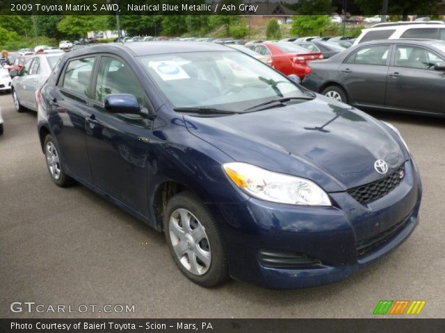 2009 Toyota Matrix S AWD in Nautical Blue Metallic