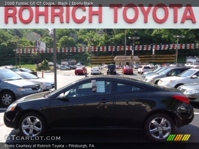 2008 Pontiac G6 GT Coupe in Black