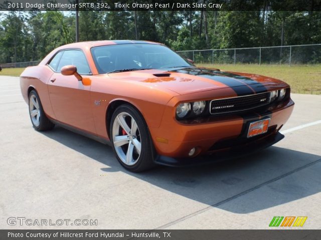 2011 Dodge Challenger SRT8 392 in Toxic Orange Pearl