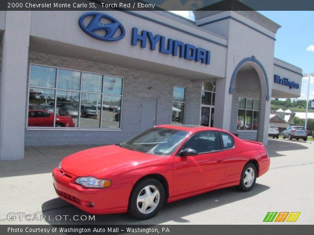 2000 Chevrolet Monte Carlo SS in Torch Red