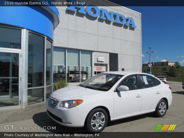 2010 Hyundai Elantra GLS in Nordic White