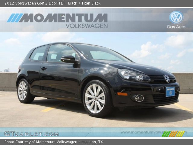 2012 Volkswagen Golf 2 Door TDI in Black