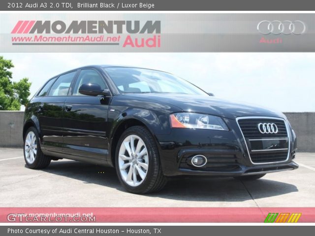 2012 Audi A3 2.0 TDI in Brilliant Black