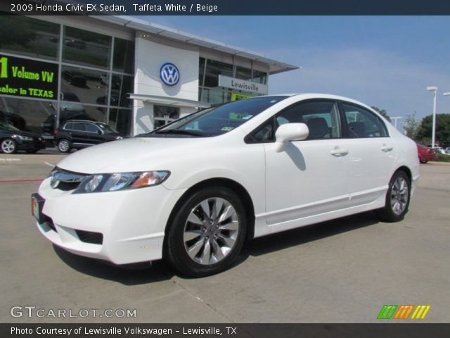 2009 Honda Civic EX Sedan in Taffeta White